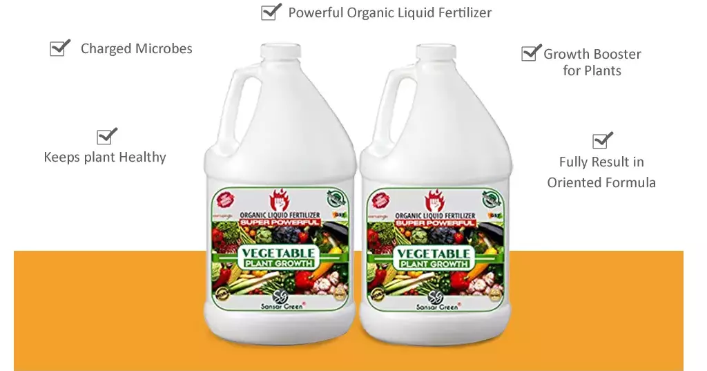 Sansar Green Liquid Vegetable Plant Growth Fertilizer