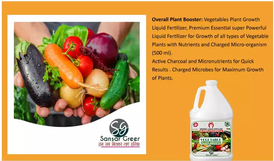 Sansar Green Liquid Vegetable Plant Growth Fertilizer