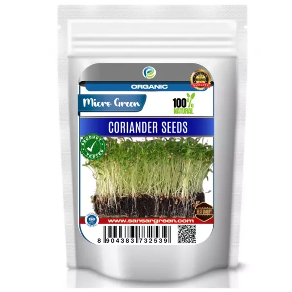 Erwon Coriander Organic Microgreen Seeds From Sansar Green