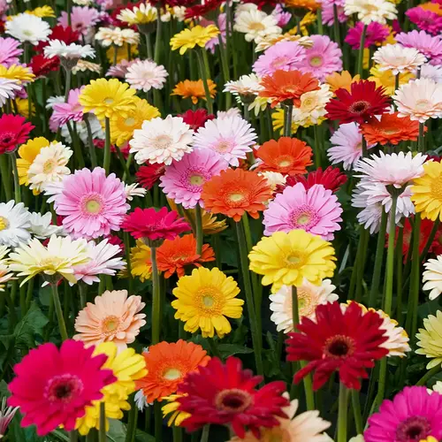 Gerbera plant Sansar green