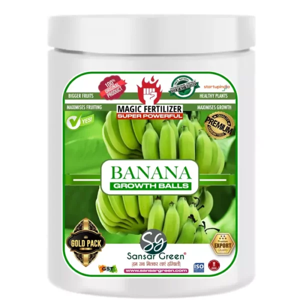 Sansar Green Banana Growth Magic Balls Fertilizer From Sansar Green
