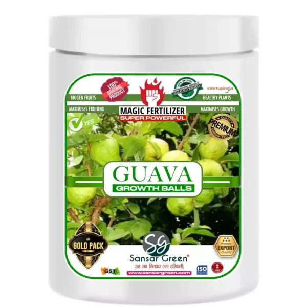 Sansar Green Guava Growth Magic Balls Fertilizer From Sansar Green