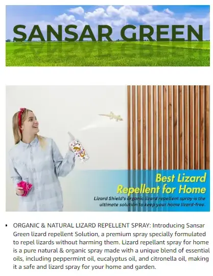 Sansar Green Lizard Repellant Spray