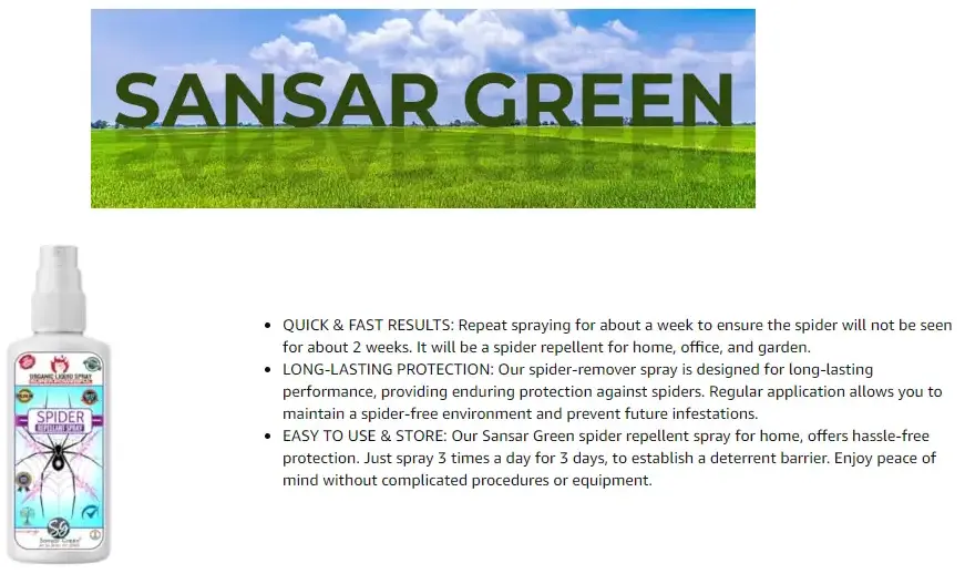 Sansar Green Spider Repellent Spray