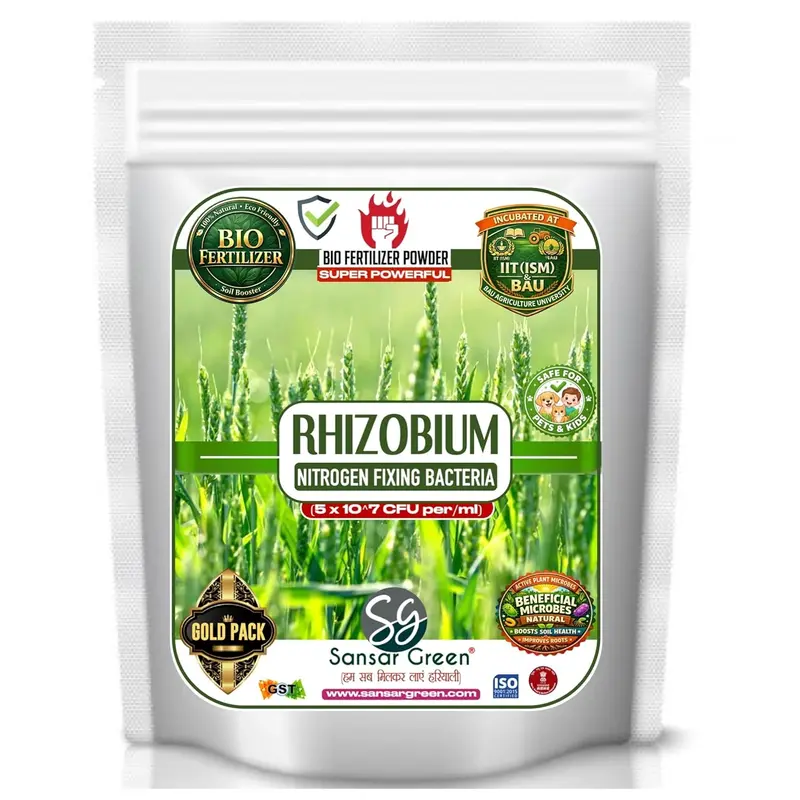 Sansar_Green_Rhizobium_Bio_Fertilizer_Powder(5) Sansar Green Rhizobium Bio Fertilizer Powder