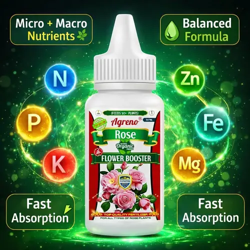 Agreno® Rose Drops Organic Liquid Fertilizer for Roses, Flower Booster