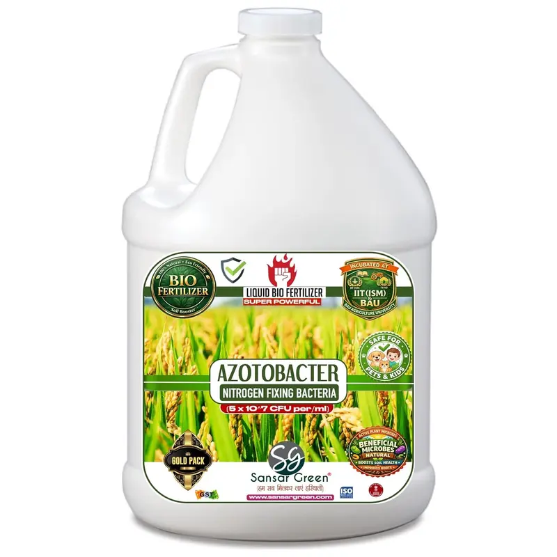 Sansar_Green_Azotobacter_Liquid_Bio_Fertilizer (1) Sansar Green Azotobacter Liquid Bio Fertilizer