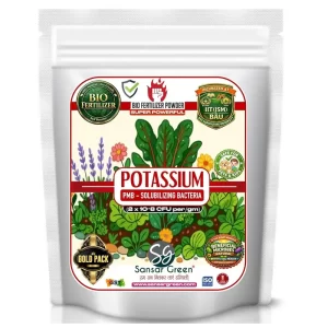 Sansar Green Potassium Solubilizing Bacteria (PMB) Bio Fertilizer Powder